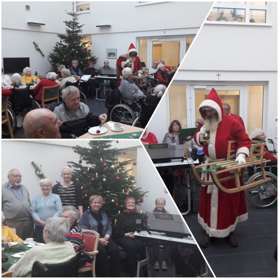 Weihnachtsfeier Altenwohnzentrum Bramsche Weihanchtsfeier ältere Menschen